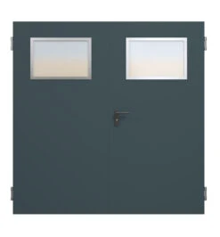 HÖRMANN Innentür-Set 2-flg. Innentür OIT 40-2 Mit Lichtausschnitt LA-B5 Inkl. Eckzarge -Türen Verkauf ral7016 14