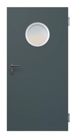 HÖRMANN Innentür-Set ZK Mit Rundem Lichtausschnitt Inkl. Eckzarge -Türen Verkauf ral7016 2 1