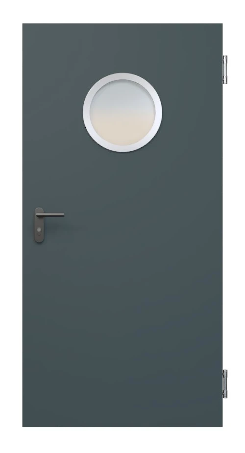 HÖRMANN Innentür-Set Stahl Innentür OIT 40-1 Mit Rundem Lichtausschnitt Inkl. Eckzarge 6 HÖRMANN Innentür-Set Stahl Innentür OIT 40-1 Mit Rundem Lichtausschnitt Inkl. Eckzarge - Image 6