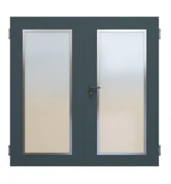 HÖRMANN Innentür-Set 2-flg. Innentür ZK Mit Lichtausschnitt LA-B8 Inkl. Eckzarge -Türen Verkauf ral7016 8