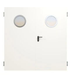 HÖRMANN Innentür-Set 2-flg. Innentür OIT 40-2 Mit Rundem Lichtausschnitt Inkl. Eckzarge -Türen Verkauf ral9016 17