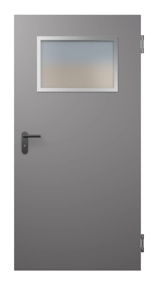 HÖRMANN Innentür-Set Stahl Innentür OIT 40-1 Mit Lichtausschnitt LA-B5 Inkl. Eckzarge 2 HÖRMANN Innentür-Set Stahl Innentür OIT 40-1 Mit Lichtausschnitt LA-B5 Inkl. Eckzarge - Image 2