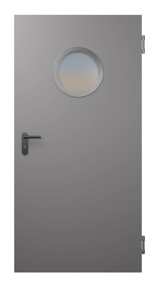 HÖRMANN Innentür-Set Stahl Innentür OIT 40-1 Mit Rundem Lichtausschnitt Inkl. Eckzarge 2 HÖRMANN Innentür-Set Stahl Innentür OIT 40-1 Mit Rundem Lichtausschnitt Inkl. Eckzarge - Image 2